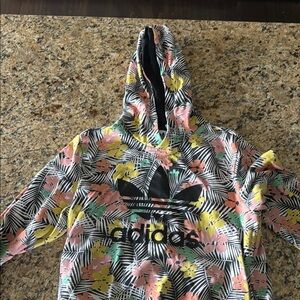 Adidas Multicolor Floral Hoodie